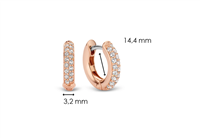 Orecchini Ti Sento Milano Donna in Argento Zirconia 7210ZR - 7210ZR